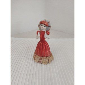 Vintage Porcelain Victorian Figurine  7"